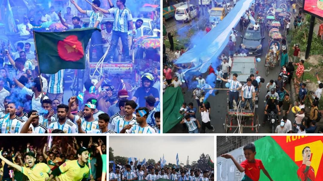 ফিফার ওয়ালে বাঙালির ফুটবল উন্মাদনা